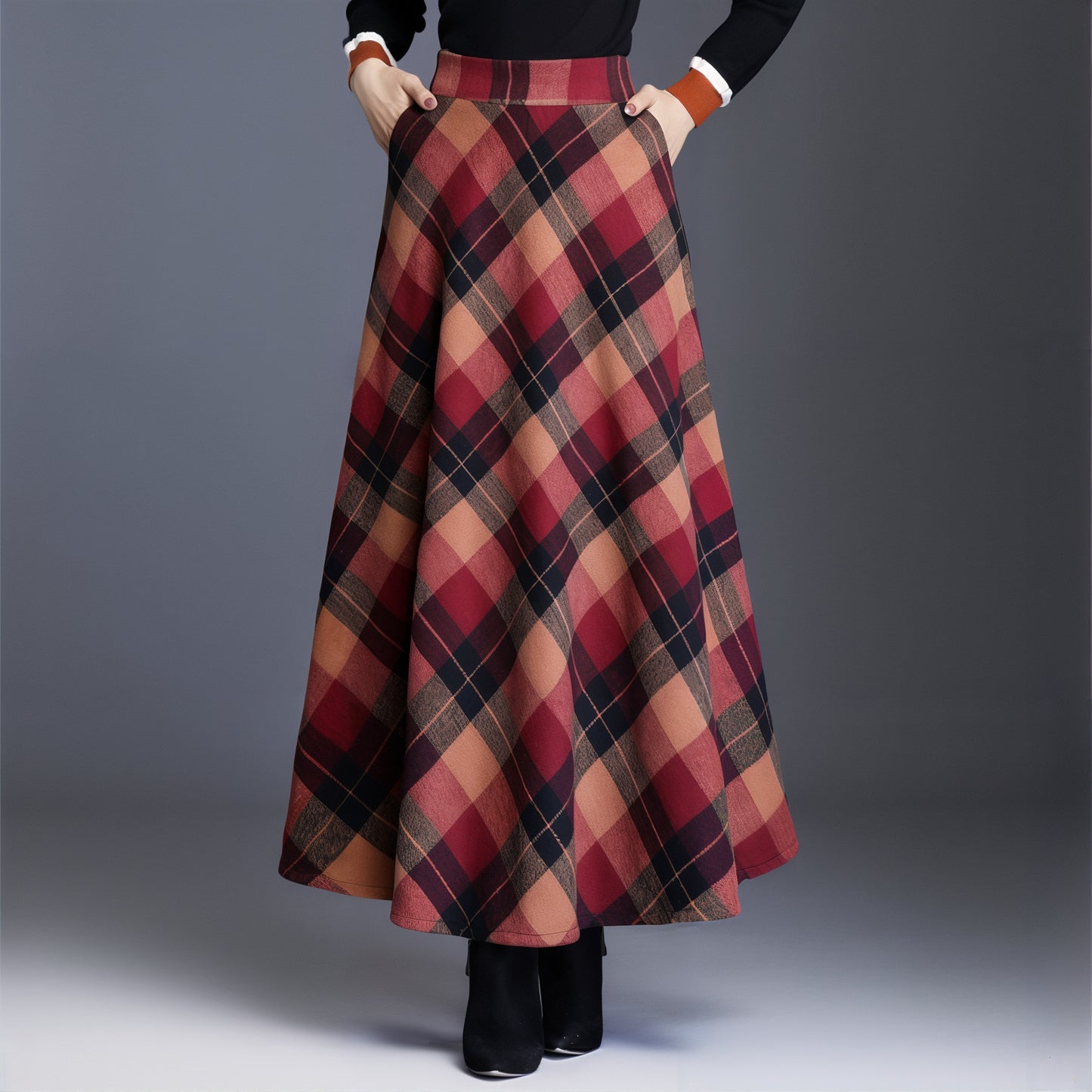Plaid Muse Skirt