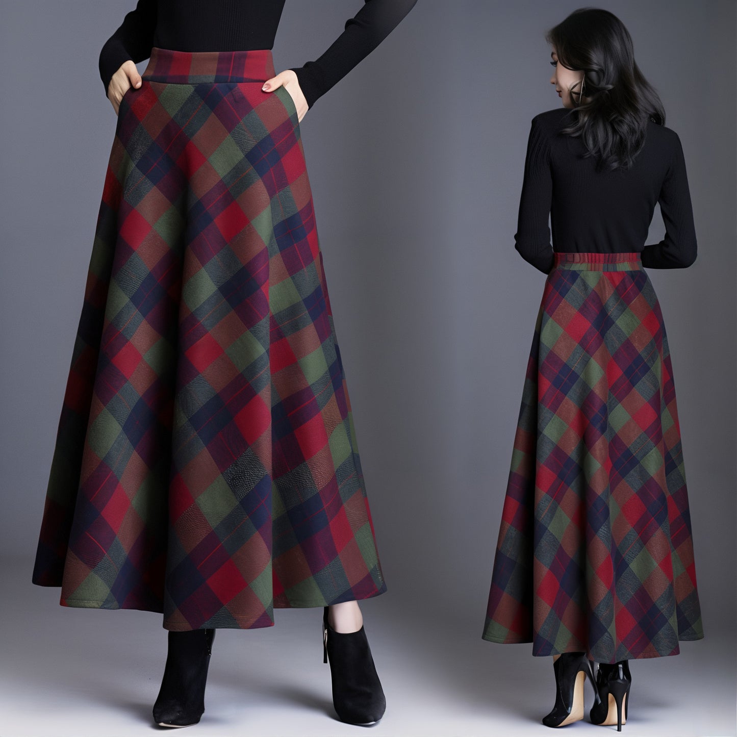 Plaid Muse Skirt
