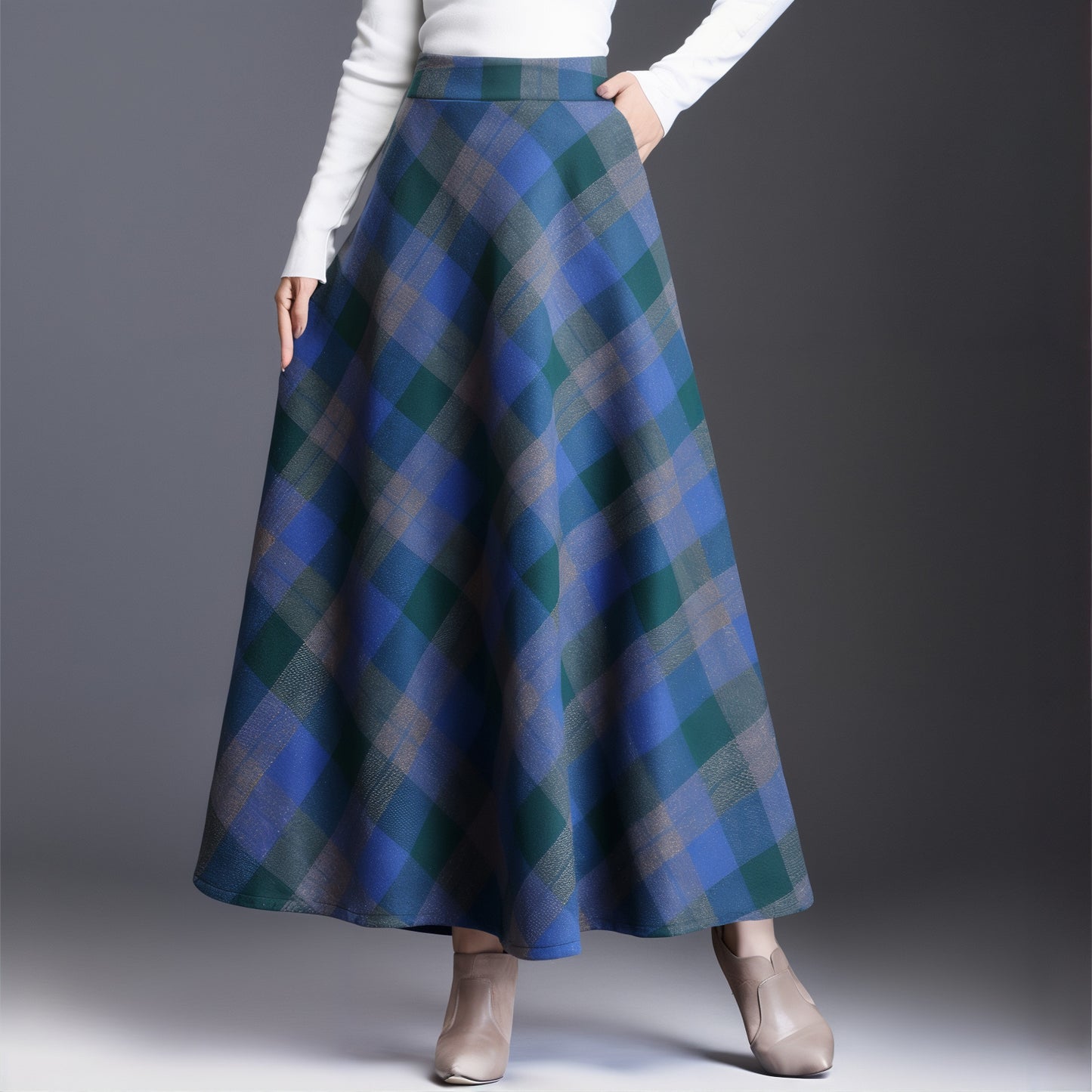 Plaid Muse Skirt