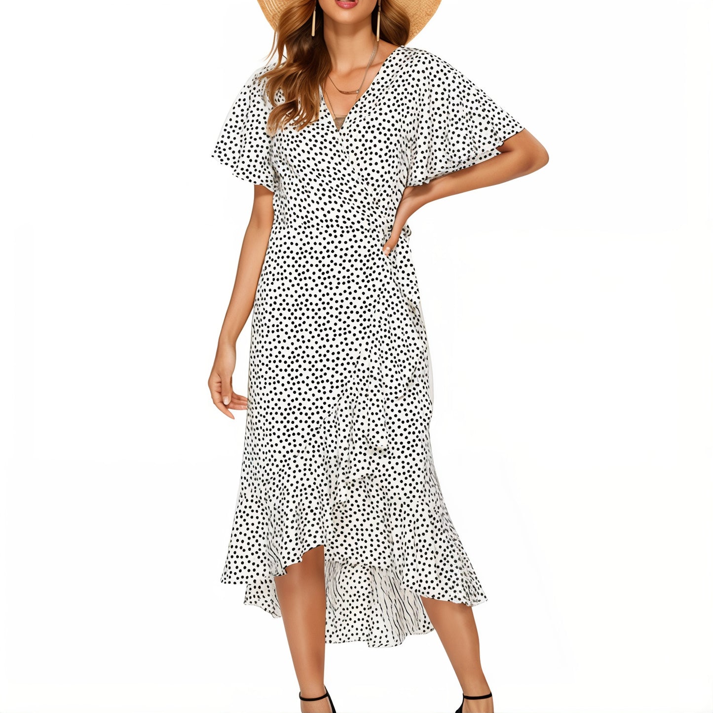 V-Neck Sunset Bliss Dress